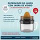 EXPRIMIDOR DE JUGO CON JARRA DE VIDRIO