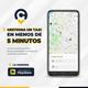 Taxi rápido, seguro y fácil. Descarga la aplicación Cinco y