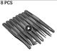 Pinzas de precisión antiestática 8pcs De fibra de carbono