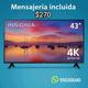 TELEVISOR INSIGNIA 43 PULGADAS CLASE F30 UHD 4K SMART TV NEW
